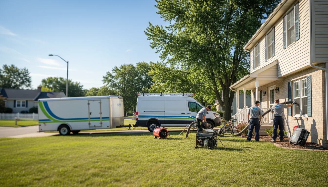 Flooded Basement Restoration And Cleanup With Repair in Lucas, KS near me